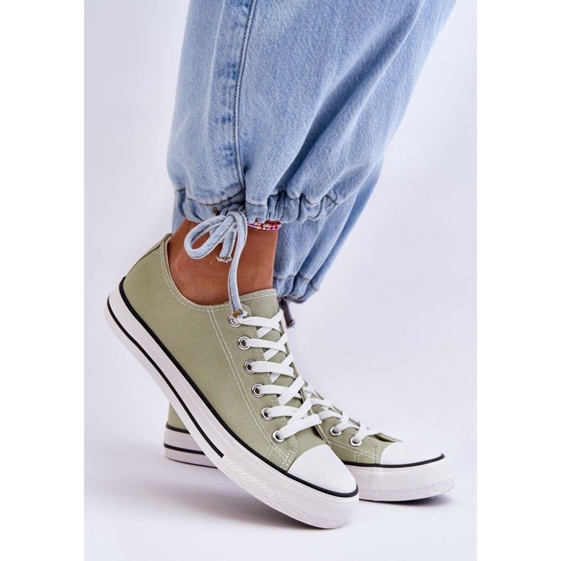 FR1 Sneakers basse classiche da donna Vegas verde chiaro 2