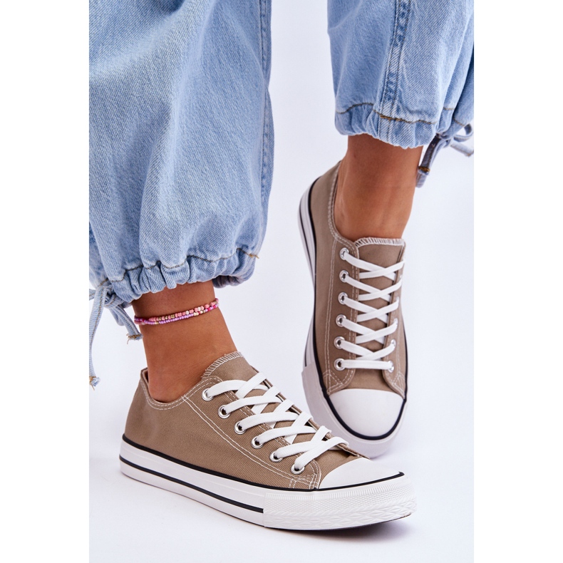 FR1 Sneakers basse classiche da donna Beige Vegas 2