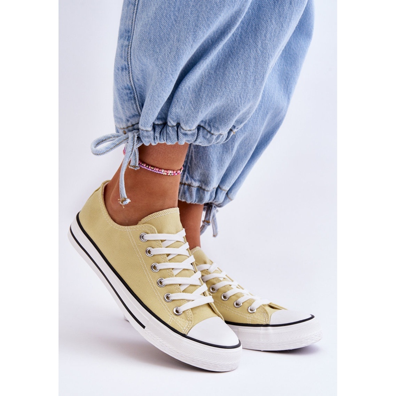 FR1 Sneakers Classiche Basse da Donna Giallo Vegas 1