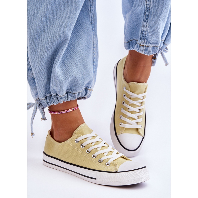 FR1 Sneakers Classiche Basse da Donna Giallo Vegas 2