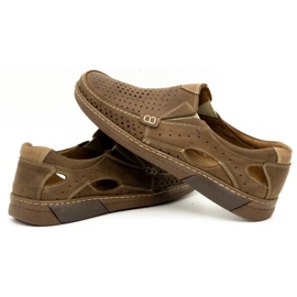 Olivier Scarpe da uomo in pelle 937MP marrone 4