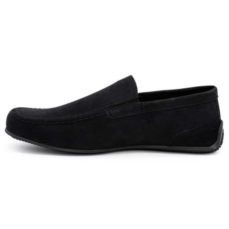 Polbut Mocassini uomo in pelle 2105 nabuk nero 1