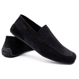 Polbut Mocassini uomo in pelle 2105 nabuk nero 2