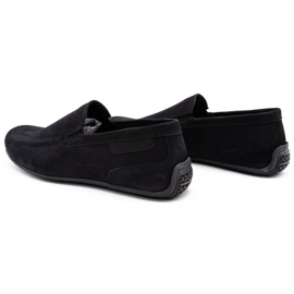 Polbut Mocassini uomo in pelle 2105 nabuk nero 3