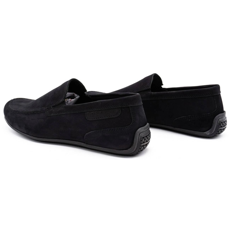 Polbut Mocassini uomo in pelle 2105 nabuk nero 3