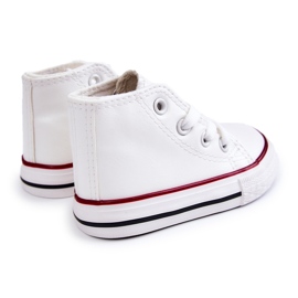 Sneaker bianche alte per bambini bianca 3