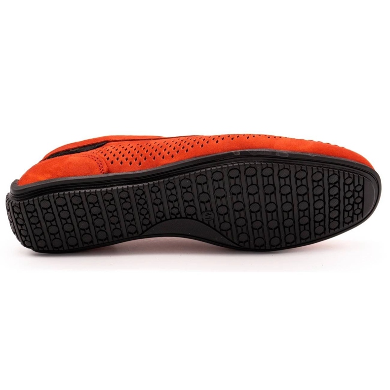 Polbut Mocassini uomo in pelle 2105P rosso 1