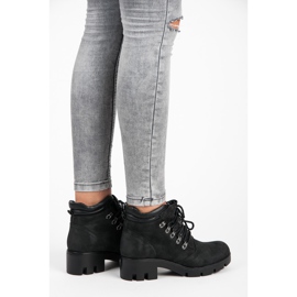 Vinceza Scarponi da trekking allacciati nero 1