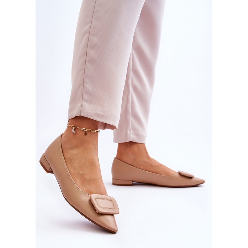 WS1 Ballerine Classiche Con Decoro Rivea Beige 2