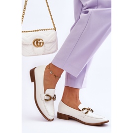 WS1 Mocassini Classici da Donna Bianco Lorien 2