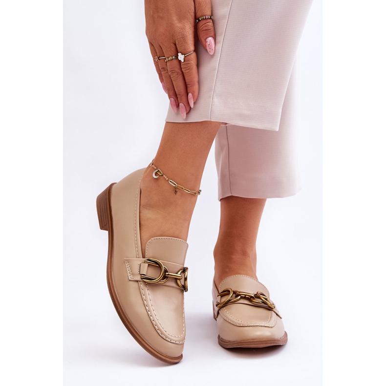 WS1 Mocassini da donna classici Beige Lorien 1