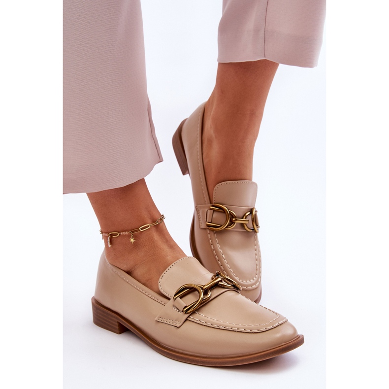 WS1 Mocassini da donna classici Beige Lorien 2