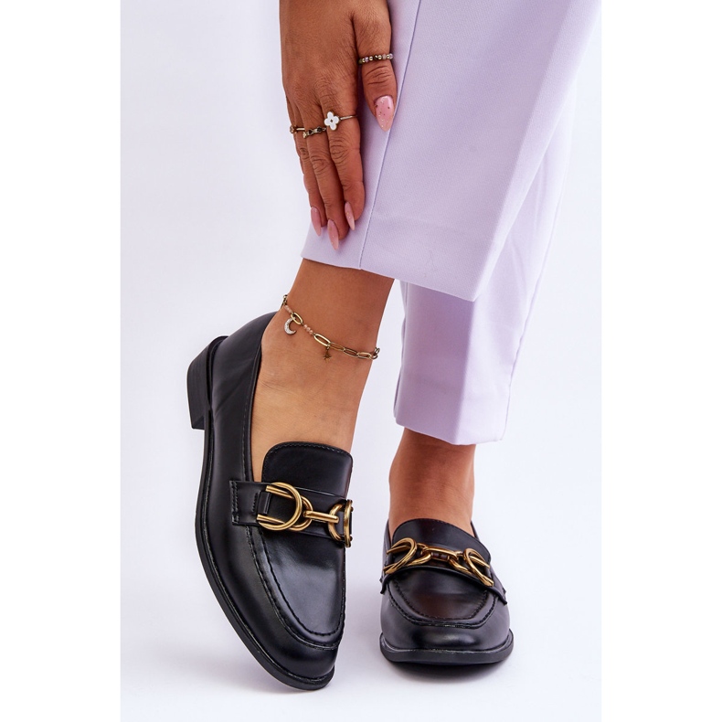 WS1 Mocassini da donna classici neri Lorien nero 1