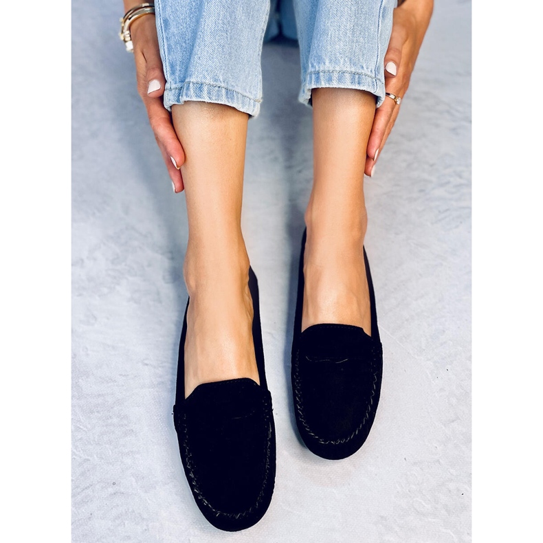 Seastar Anaya Mocassino in camoscio nero da donna 1