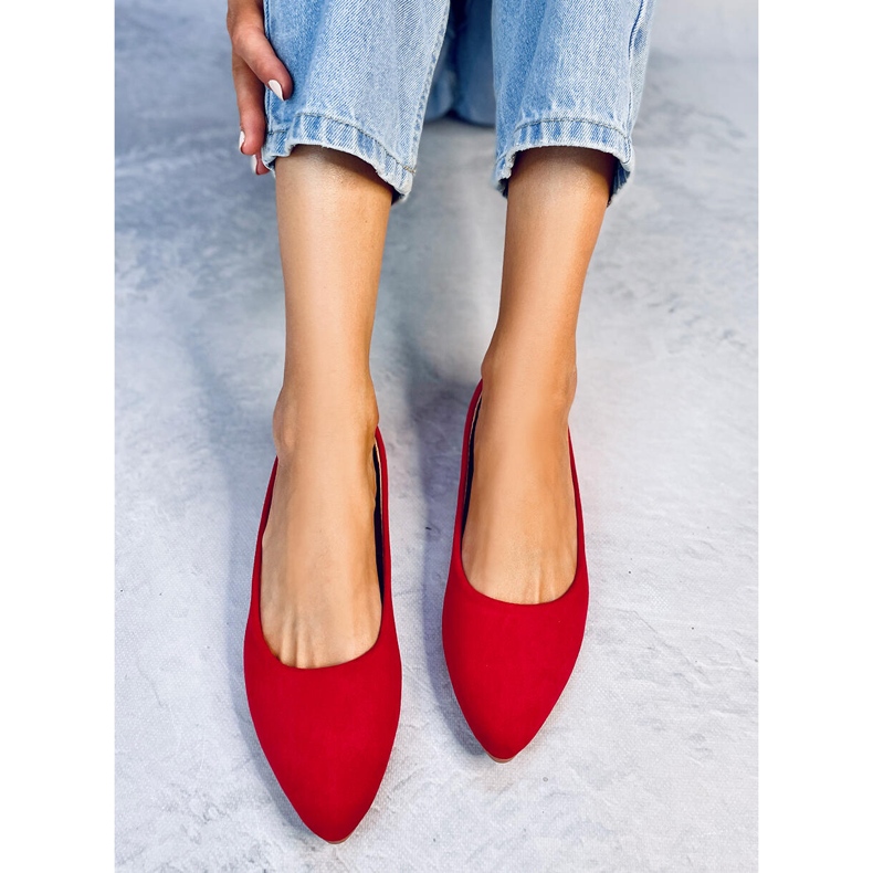 Seastar Keys Ballerine con soletta in pelle rossa rosso 2