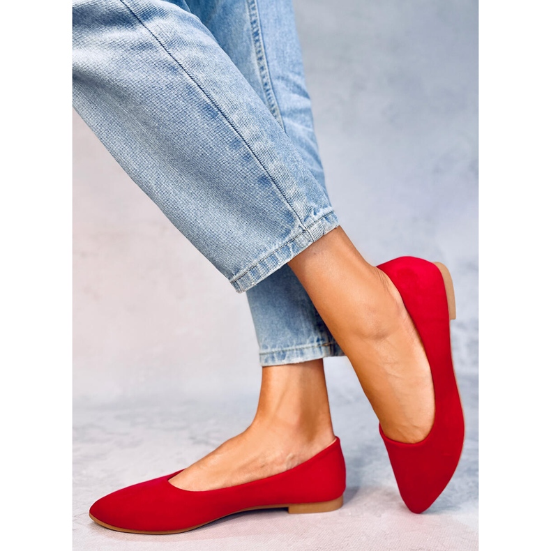 Seastar Keys Ballerine con soletta in pelle rossa rosso 1