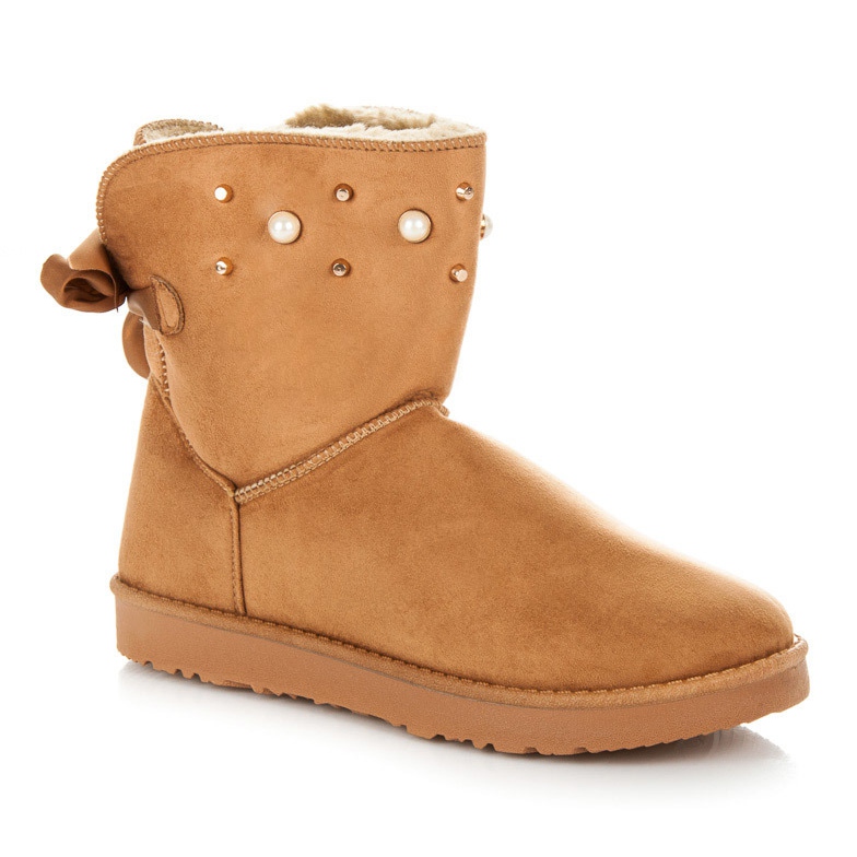 Kylie Mukluki con perline marrone 1