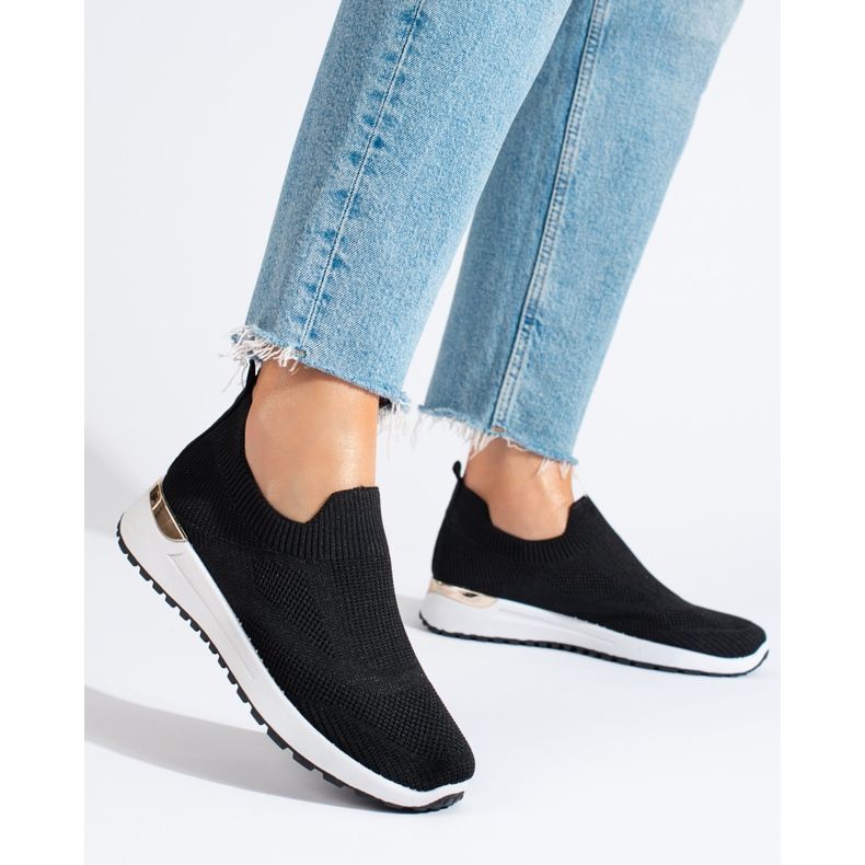 Sneaker slip-on nere Shelovet nero 1