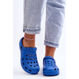 Flameshoes Pantofole in schiuma Eva blu da donna 1